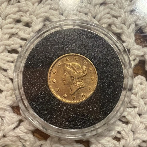1853 $1 Liberty Head Gold Dollar
