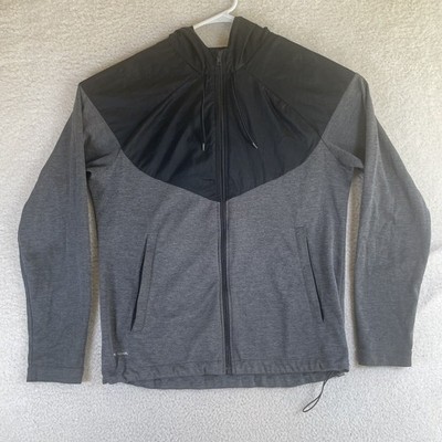 Helly Hansen Jacket Mens Medium Gray X Cool Full Zip Windbreaker Vented