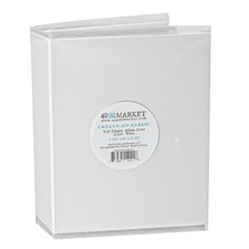 49 And Market Create-An-Album Tall Chunky Album Cover-White - 3 Pack