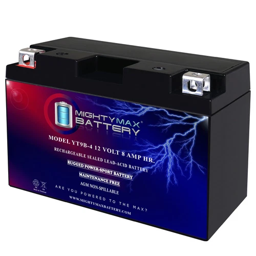 Mighty Max YT9B-4 12V 8Ah AGM Battery Compatible with Precision HJT9B-FP