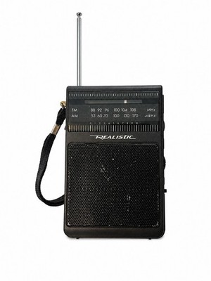 Realistic 12-725 Pocket AM/FM Radio Radio Shack Tandy Handheld Portable Tested