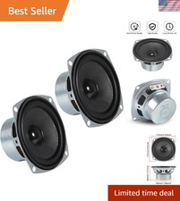 2Pcs 10W 3inch Loud Speaker 78MM 3" 8 Ohm Bass Speaker Audio Sound Home Theat...