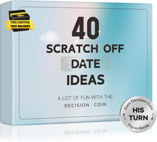 Valentines Day Gifts for Him Her Boyfriend Girlfriend, 40 Scratch off Date Ideas