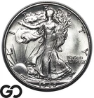1940-S Walking Liberty Half Dollar, Premium Quality Solid Gem BU++