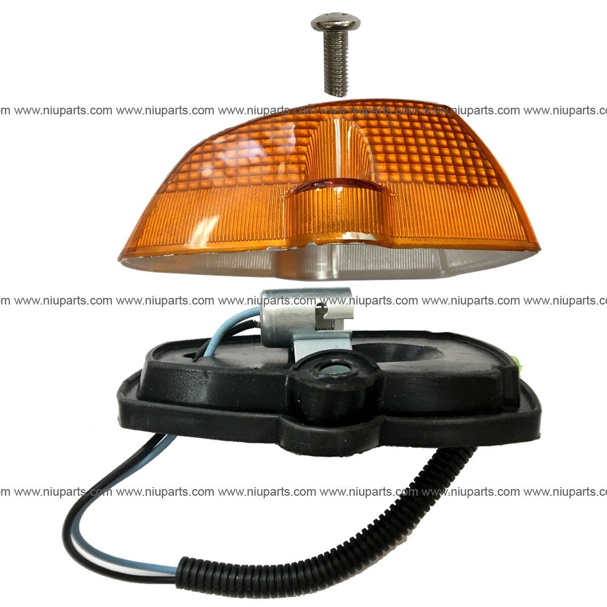 Roof Top Marker Light Amber w/ LED Bulb Fits Mitsubishi FUSO