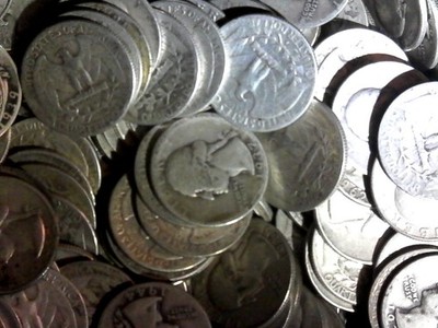 Roll of (40) 90% Silver Washington Quarters, Mixed mints 1932-1964