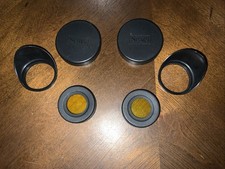 Vintage Sears Binocular Replacement Eye Cups, Ocular Lens Caps, And Lens Covers