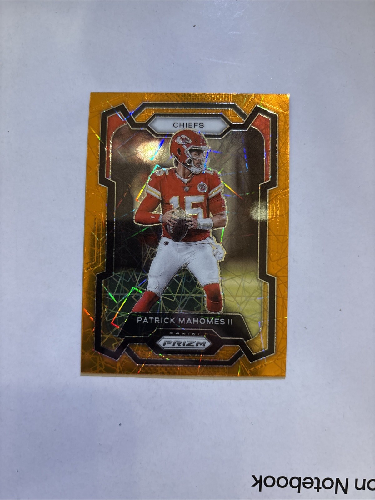 2023 Panini Prizm Patrick Mahomes II #149 Orange Disco Chiefs
