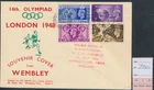 LS80620 Great Britain 1948 olympic games FDC used