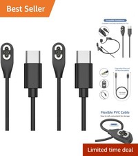 Magnetic 3.3ft Charging Cables for Shokz S710 - Fast Charging USB Type-C Duo