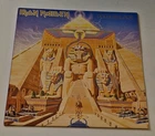 IRON MAIDEN~~POWERSLAVE~~1984~~TEXTURED SLEEVE~~MERCH SHEET~~EMI RECORDS