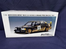 AUTOart Mercedes-Benz 190E EVO 2 Macau 1991 1/18 Diecast Model Car / Collector
