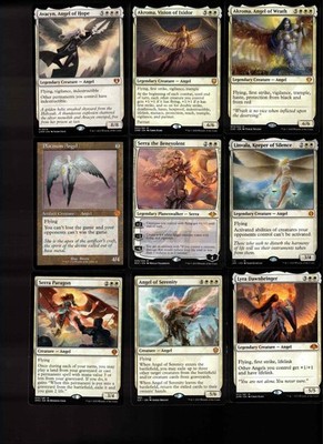 ULTIMATE ANGELS!-100 Card Magic the Gathering Commander Deck-Rare-Mythic-MTG