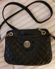 Handbag Black Shoulder Crossbody or Clutch