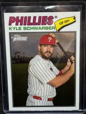 2026 Topps Heritage Kyle Schwarber #159 Chrome - Phillies