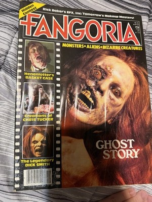 1981 FANGORIA Magazine #16, Ghost Story Cover, Basket Case, WATER DAMAGE