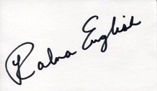 Ralna English Singer The Lawrence Welk Show Guy & Ralna Signed Autograph