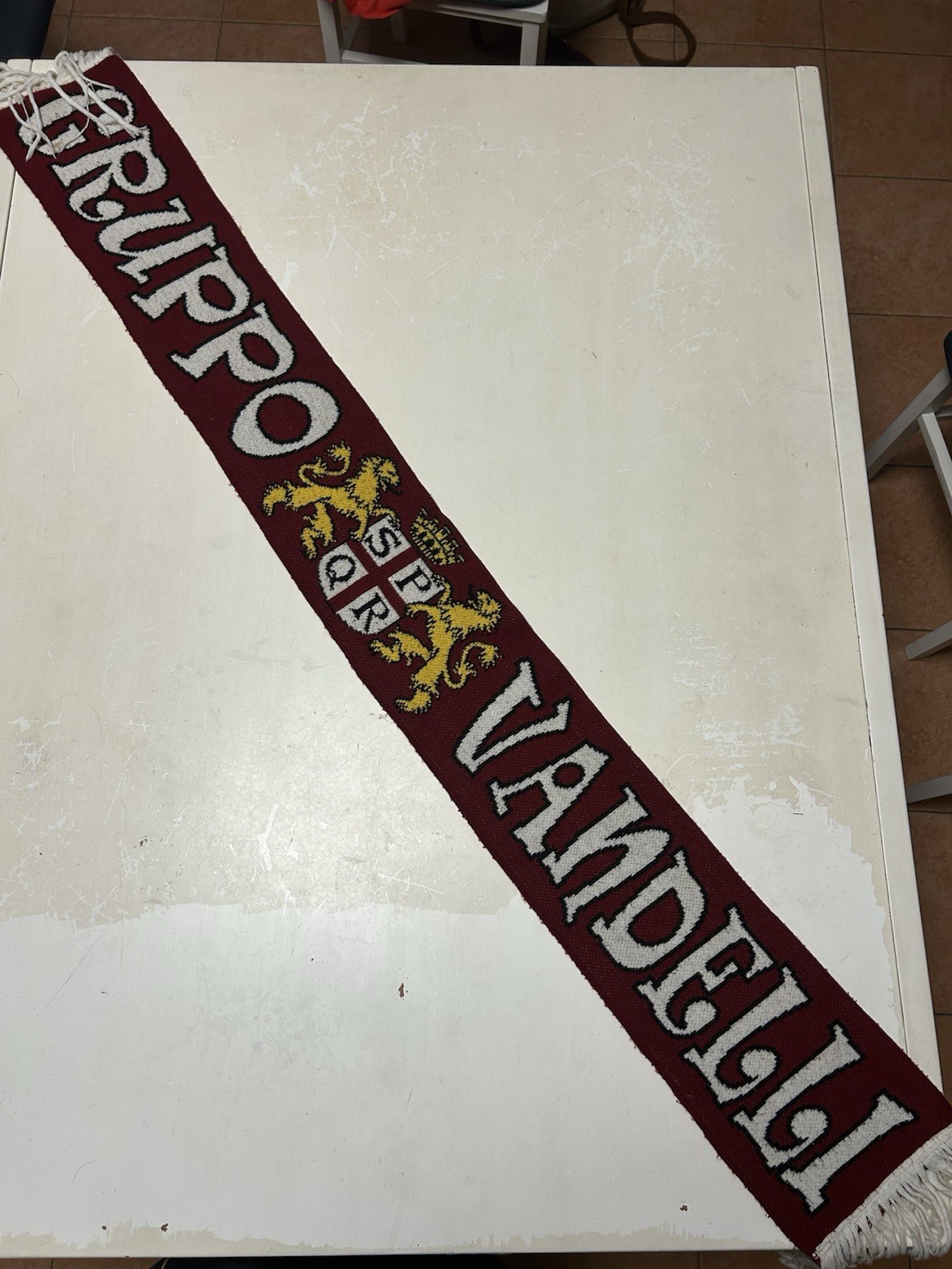 Sciarpa Calcio Ultras Reggiana Gruppo Vandelli Rara Vintage Scarf Bufanda