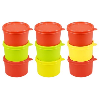 Mini Lebensmittel Aufbewahrung Behälter Snack Töpfe Wanne Brotdose Babynahrung Gefrierschrank 100ml 3x