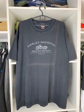 Vintage 90s Harley Davidson Faded Single Stitch T-shirt Made in USA Size XL