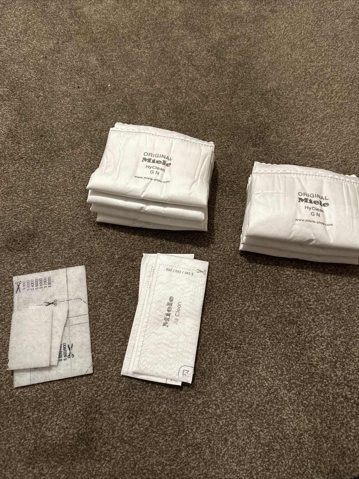 Genuine Miele XL HyClean 3D GN Vacuum Cleaner Dustbag Pack of 8 Bags 4 Filters eBay