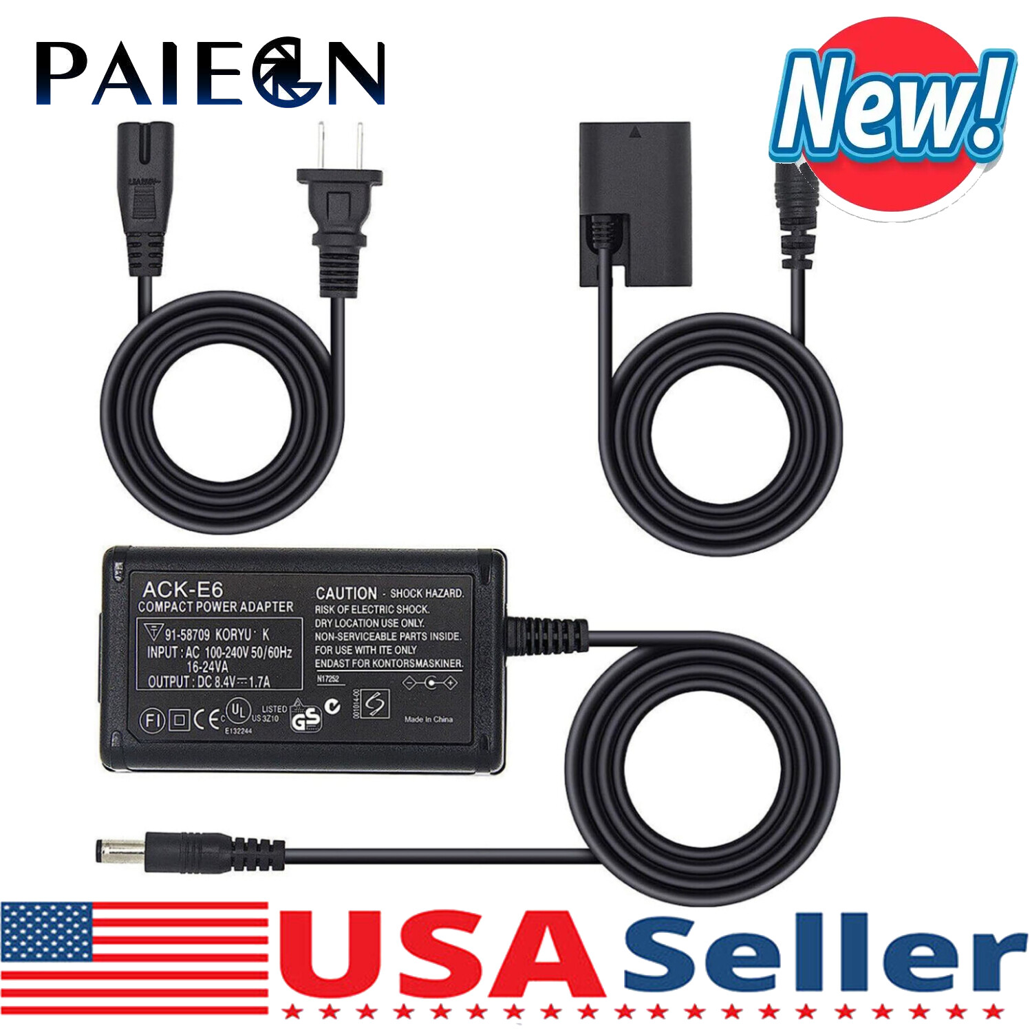 Dc Coupler For Canon Lp-e6 Battery Eos 5d Mark Iii 5d3