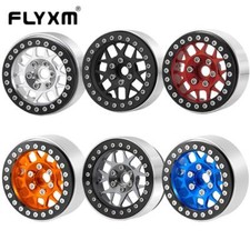 FLYXM 1.9" Beadlock Wheel Rims for 1/10 RC Axial SCX10 SCX10 90046 CC01 D90 TRX4