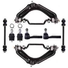 Front Upper Control Arm Ball Joint Tie Rod End Suspension Kit For 02-05 Explorer