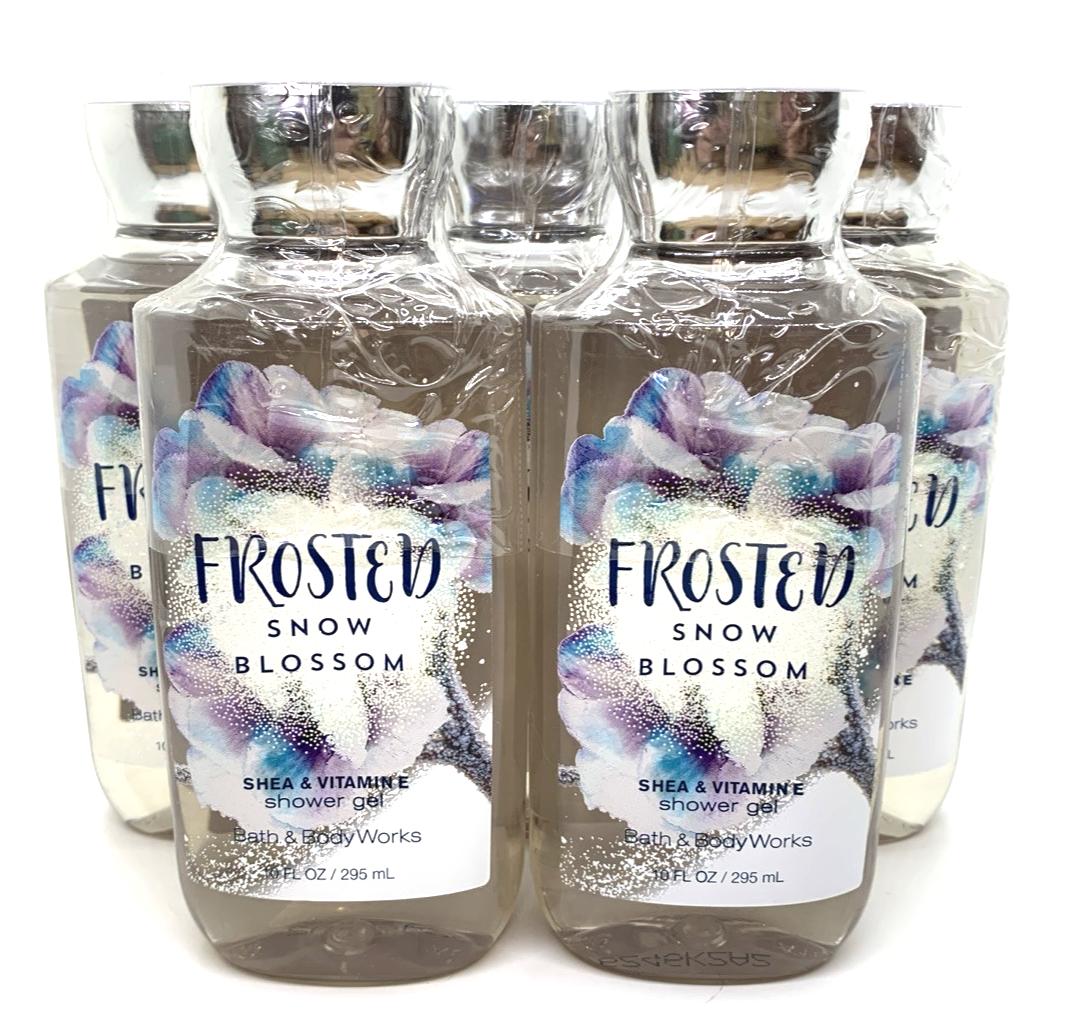 Bath Body Works FROSTED SNOW BLOSSOM Shower Gel Body Wash 10