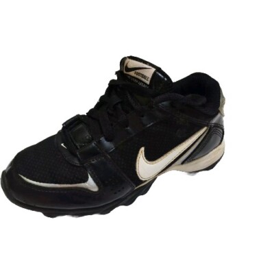 NIKE LAND SHARK Legacy Football Cleats 396262-011 Black Boys Youth Size 1Y