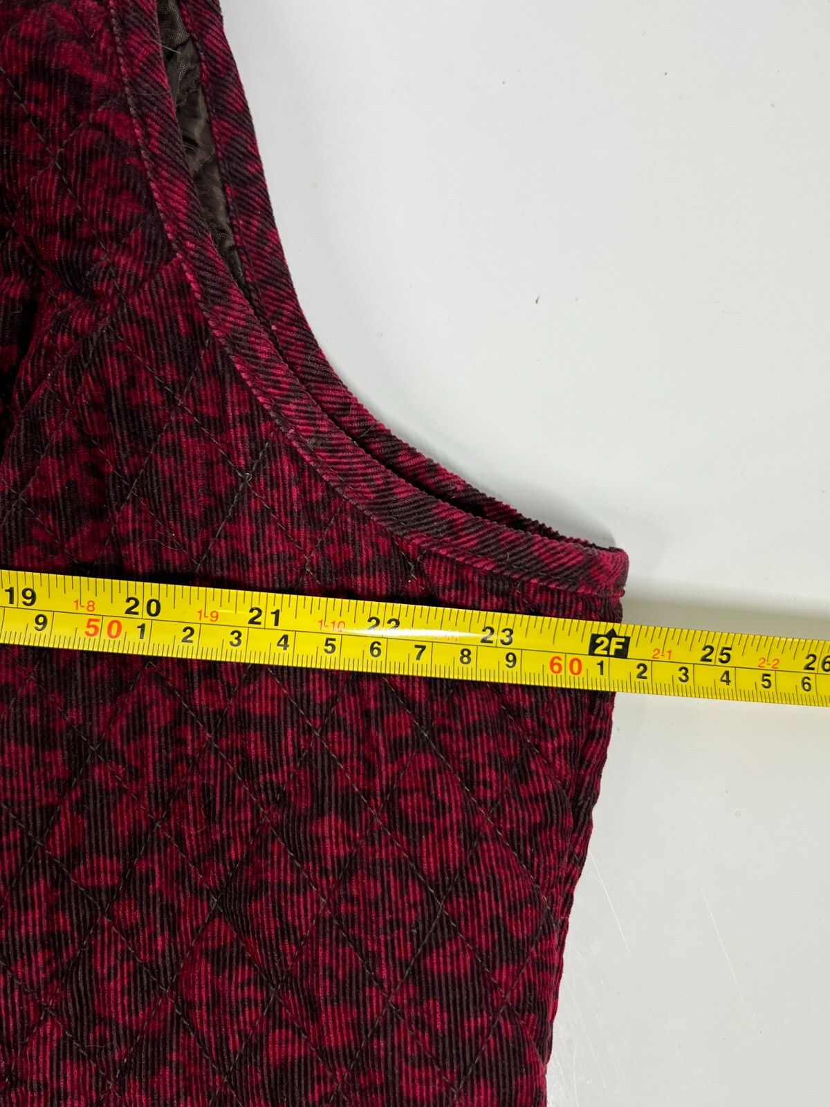 Basic Editions Red Full Zip Pocketed Lined Vest C… - image 6