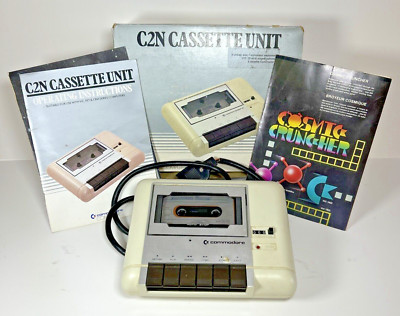 COMMODORE 64 C2N Datasette Cassette Tape Player Recorder Vintage Untested 