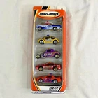 Matchbox Cars 5 Pack Gift Set DARE Diecast NIB Mattel Wheels 2000 Vintage