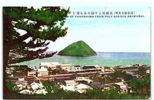 S02-5111, YUNOSHIMA FROM PULY GARDEN ASAMUSHI, JAPAN, VINTAGE POSTCARD