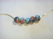 MURANO GLASS BEADS FOR BRACELETS OR PENDANTS A95
