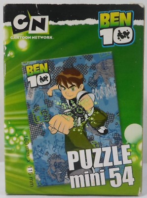 CARTOON NETWORK BEN 10 MINI PUZZLE 54 pcs 11.5 x 16cm EUROPEAN BY