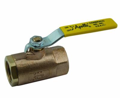 Apollo Valves 70-100 Series 1/4 In. PTFE Bronze FNPT 600# Ball Valve