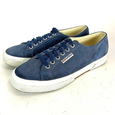 superga blue suede