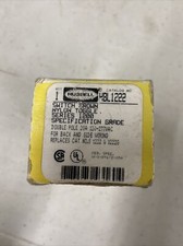 Hubbell HBL1222 Toggle Switch 2 Pole 20 Amp