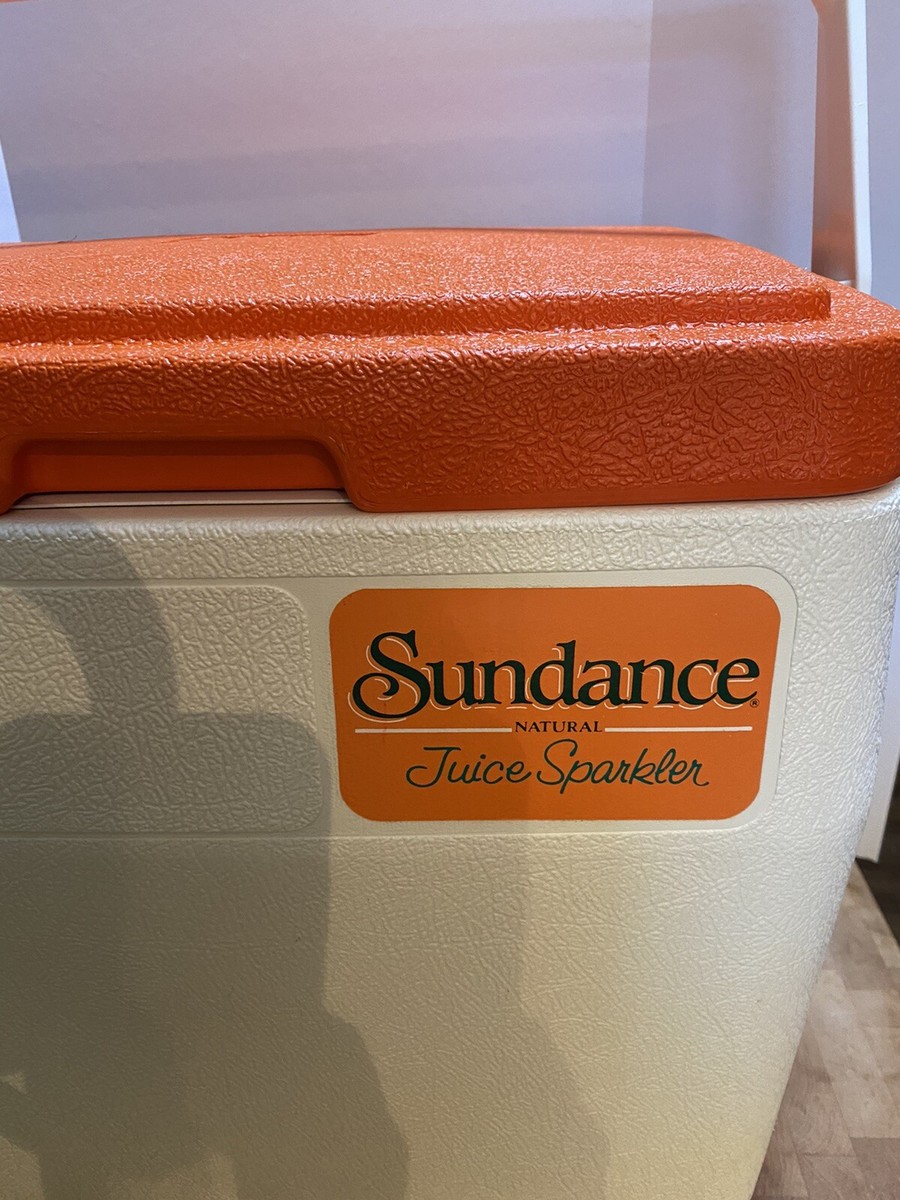 Vtg Coleman Cooler 5276 Sundance Juice Sparkler Orange Flip Lid