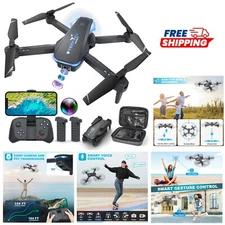 Interactive Quadcopter for Kids - 1080P Drone with Easy Remote & Two Batteries