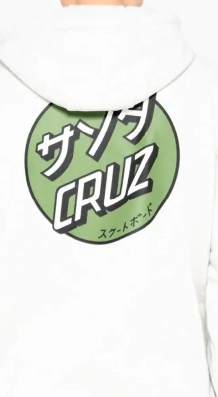 SANTA CRUZ Hoodie Mixed Up Dot S GREY Hoody NEW Japanese Logo STREET WEAR CLB