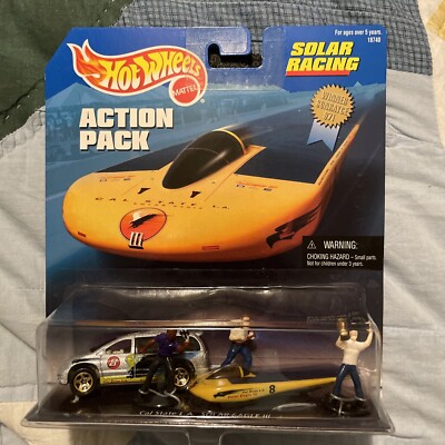 Hot Wheels Action Pack - Drag Racing Set And Solar Racing Set 1998
