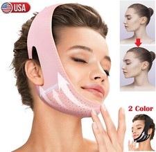 Reusable V-Line Lifting Mask w/ Chin Strap for Face Face Lift Prevent Sagging US