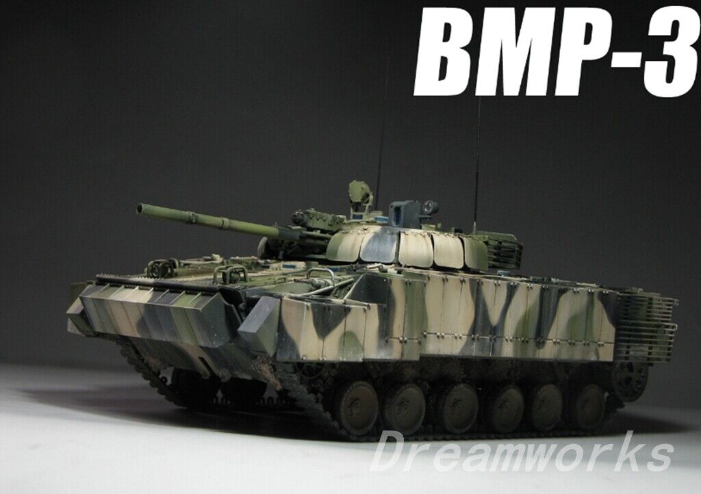 Award Winner Built Trumpeter 1/35 Russian BMP-3 ERA Upgrade Armour +Inter+PE