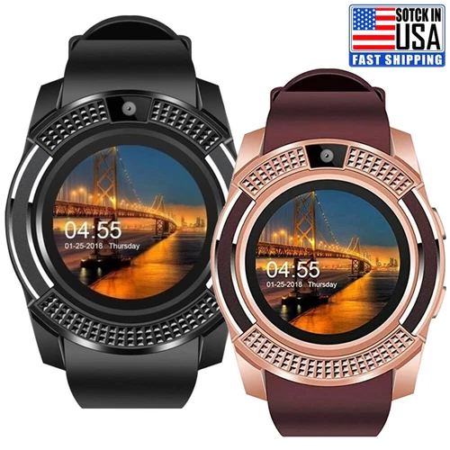 Touchscreen Smartwatch Phone GSM Unlocked Bluetooth Watch for Android Men Women