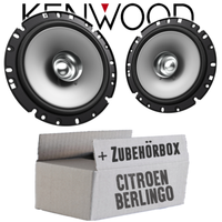 Kenwood Lautsprecher FüR Citroen Berlingo 1 16Cm Koax Auto Boxen Kfz Einbauset