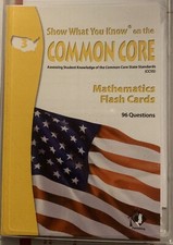 SWYK Common Core Math Grade 3 Flash Cards By Show What You Know Publishing NEW