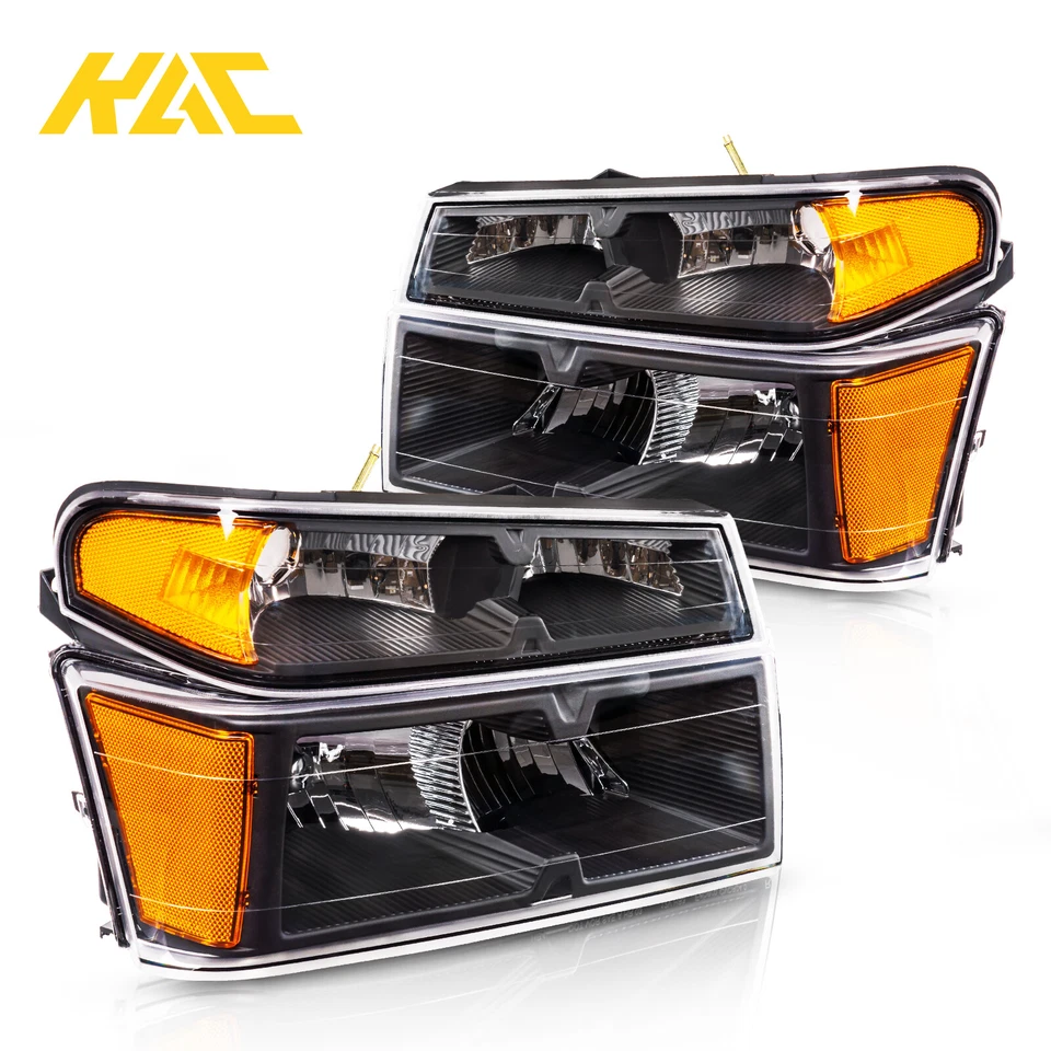 For 2006 Isuzu i-280 i-350/2007 2008 Isuzu i-290 i-370 Black Headlights Assembly - Image 2 of 4