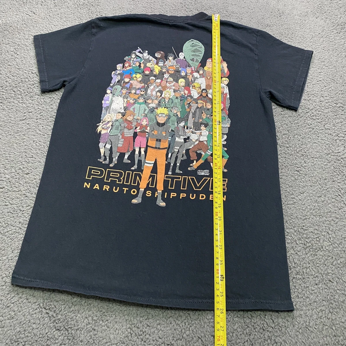 2007 Primitive Naruto Shippuden Uzumaki T-shirt Size Small Sasuke